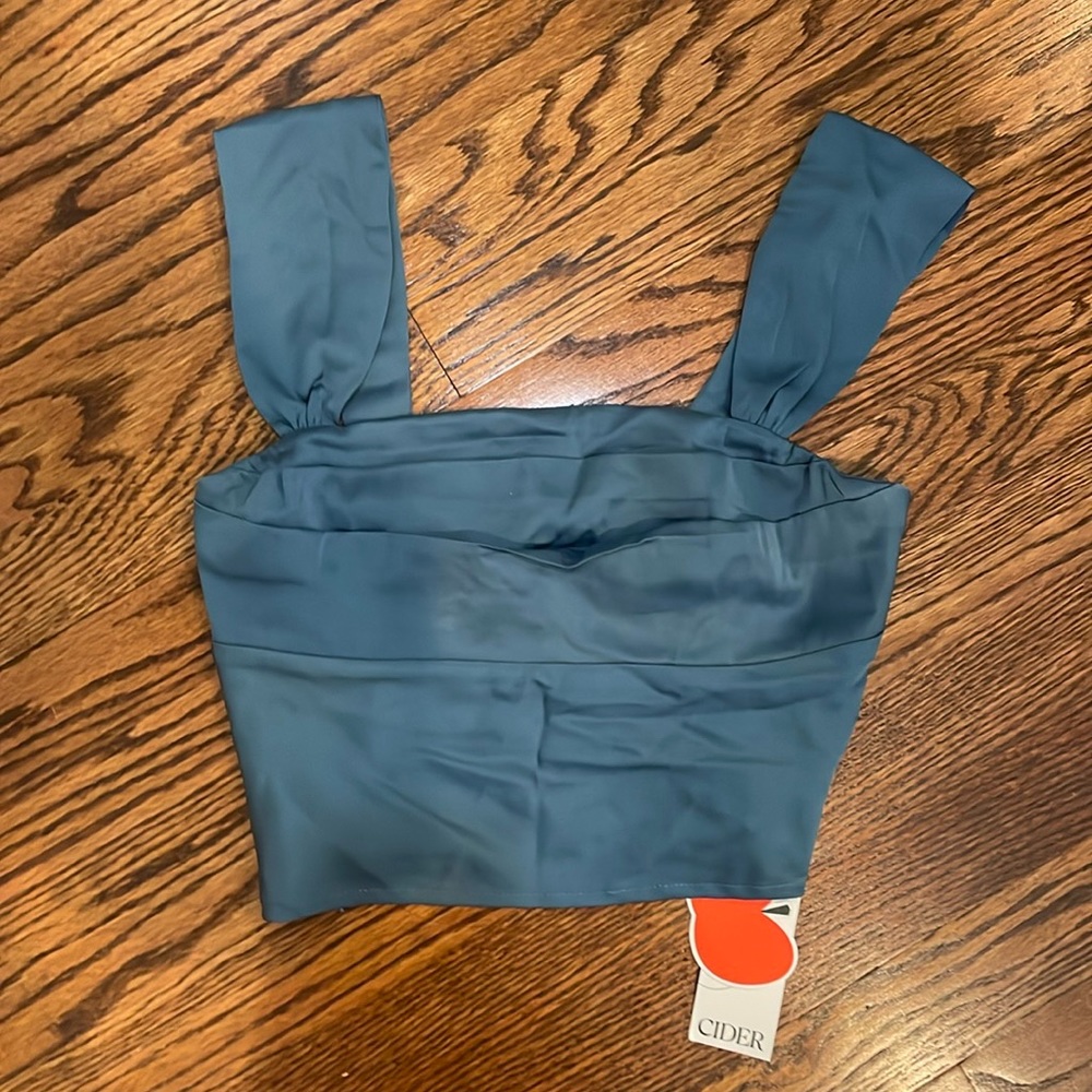 Cider Silky Cropped Tank